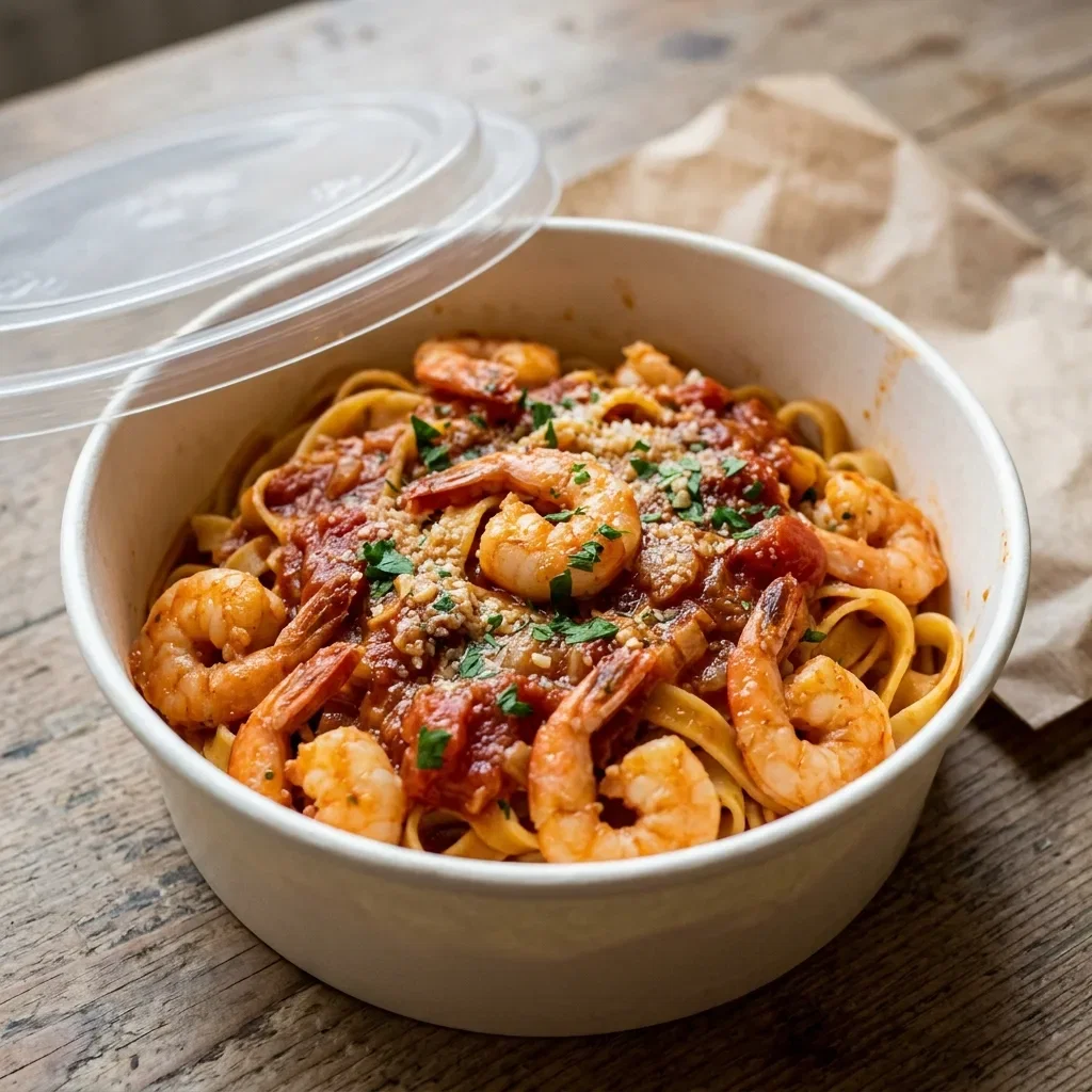 Pasta scampi