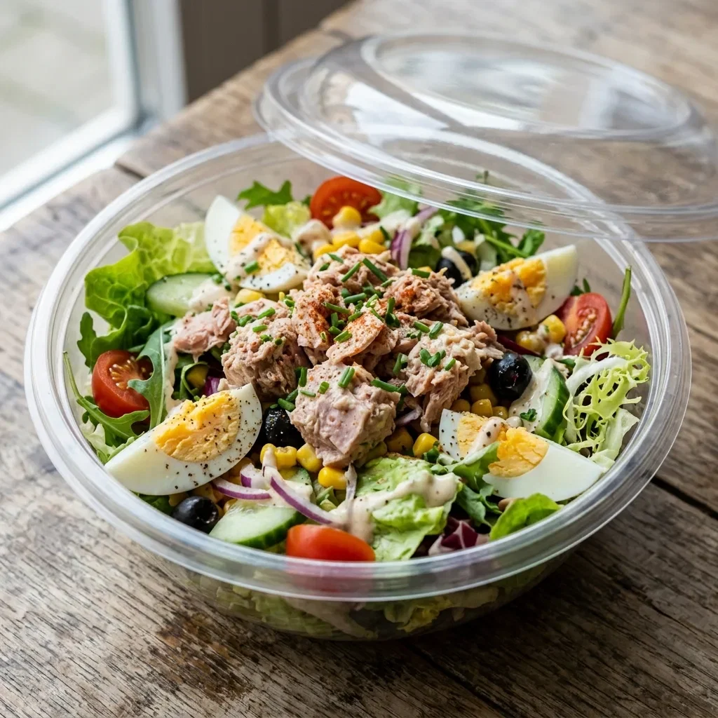 Salade mix tonijn