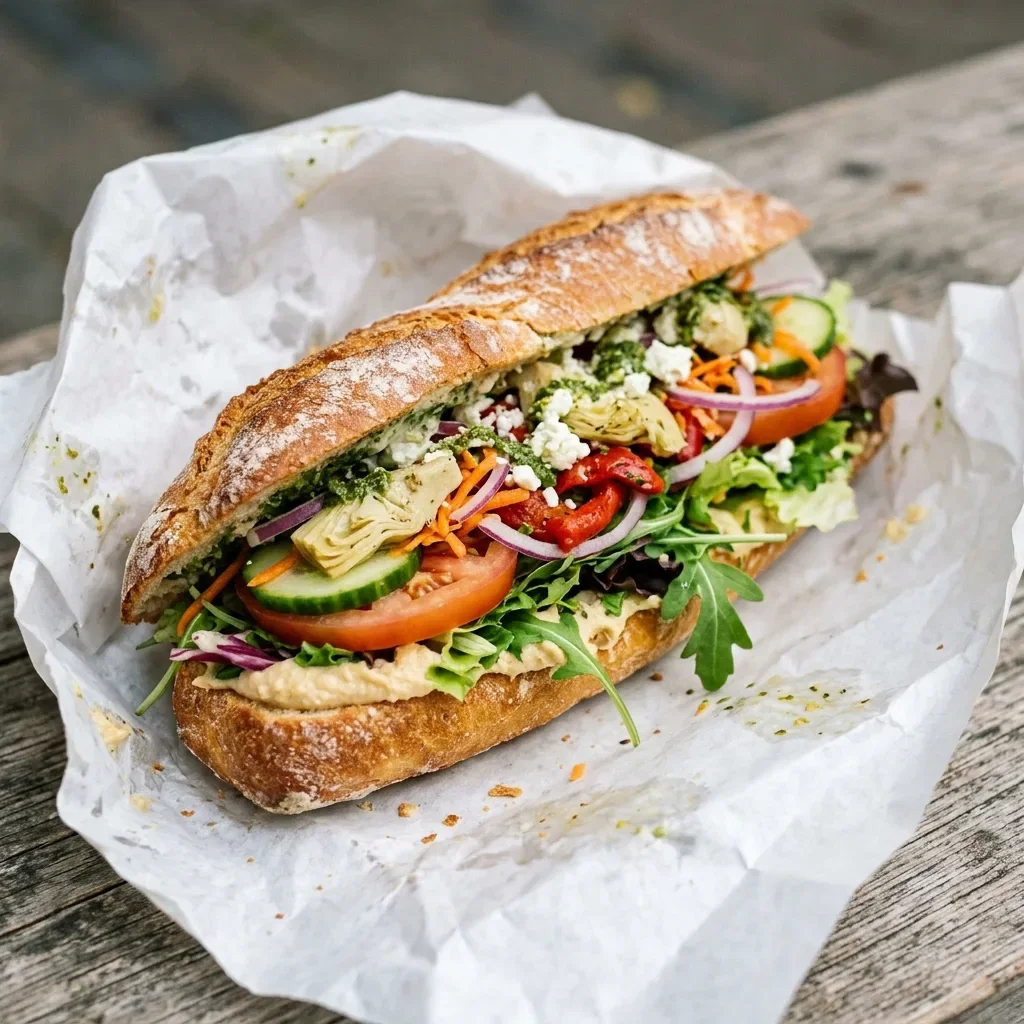 Vegetarisch broodje groot