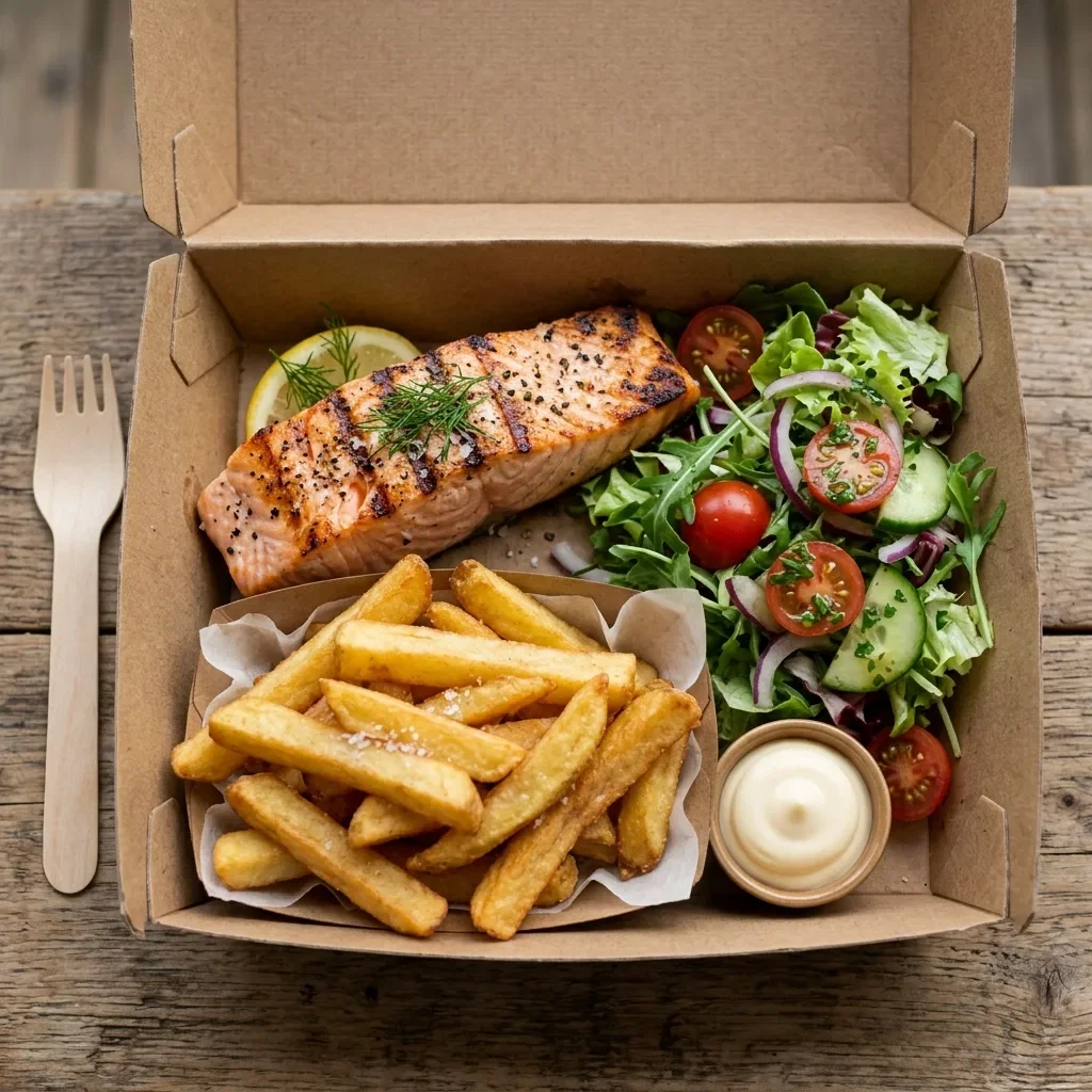 Gegrilde verse zalm
