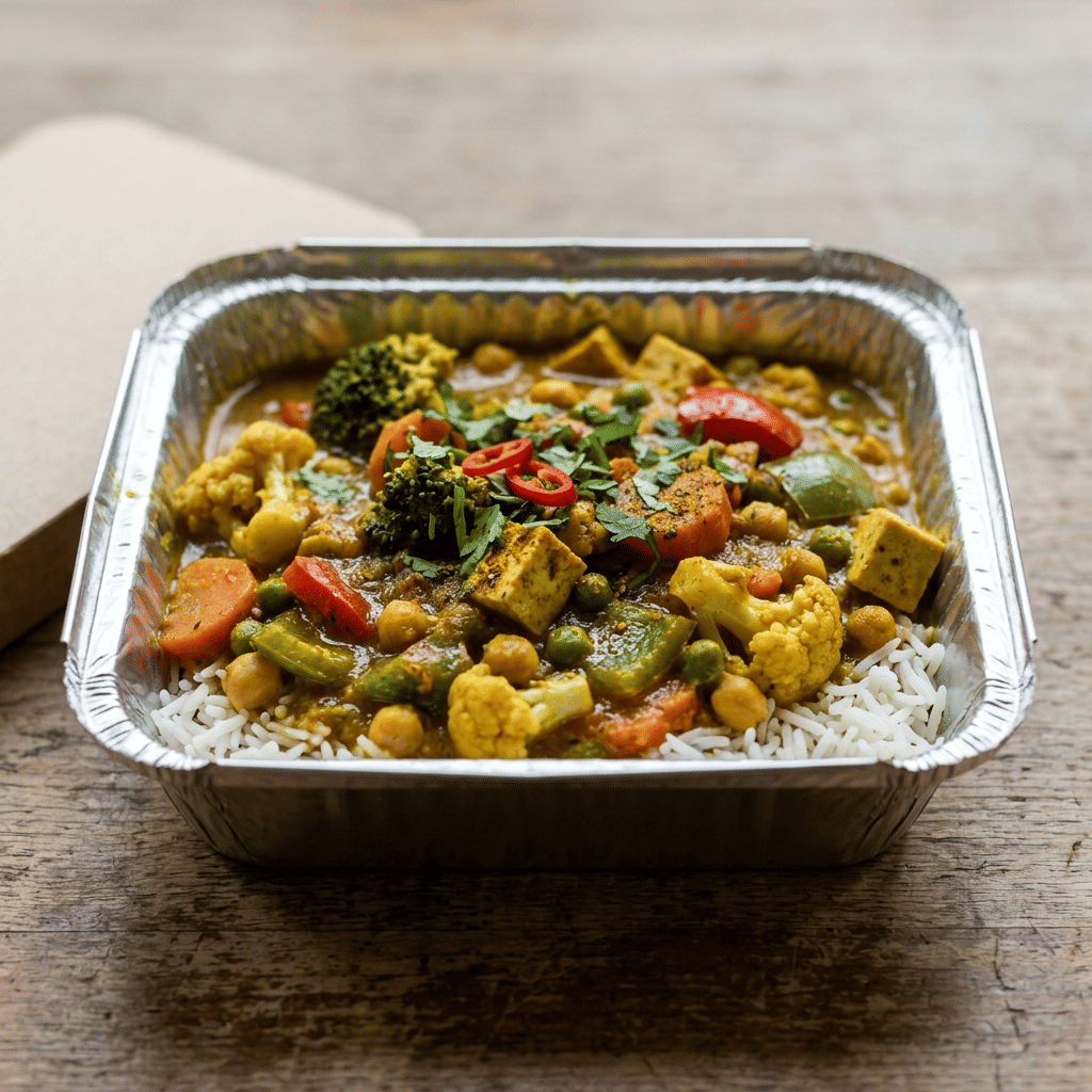 Curryschotel vegetarisch