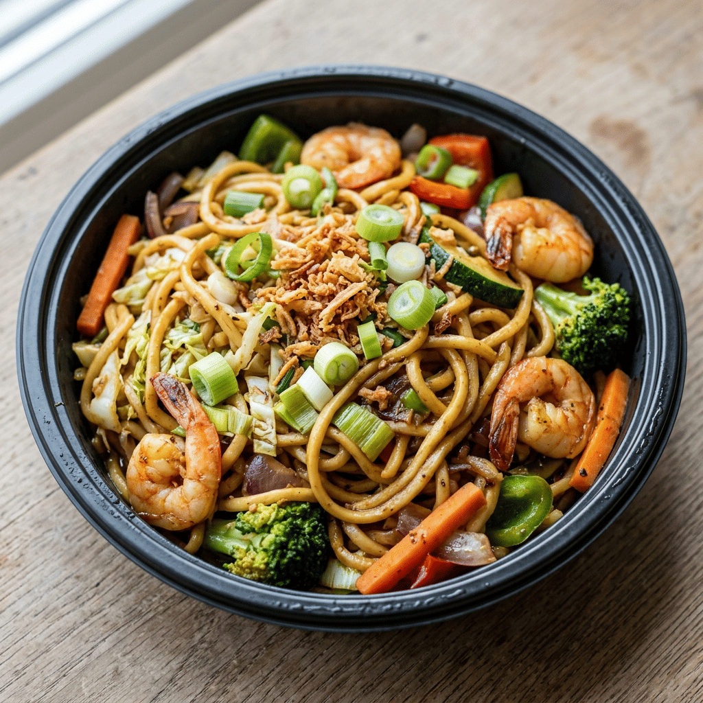 Bami scampi