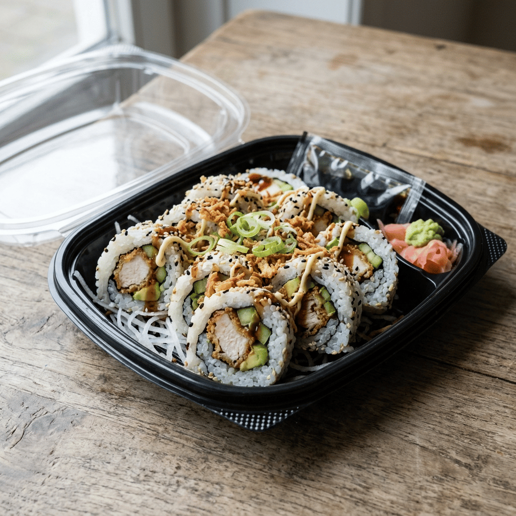 Crispy chicken roll