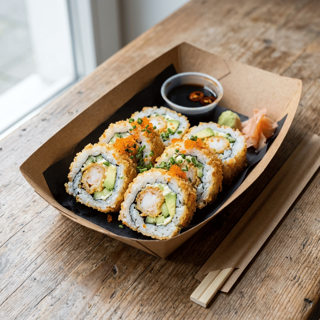 Crispy shrimp roll