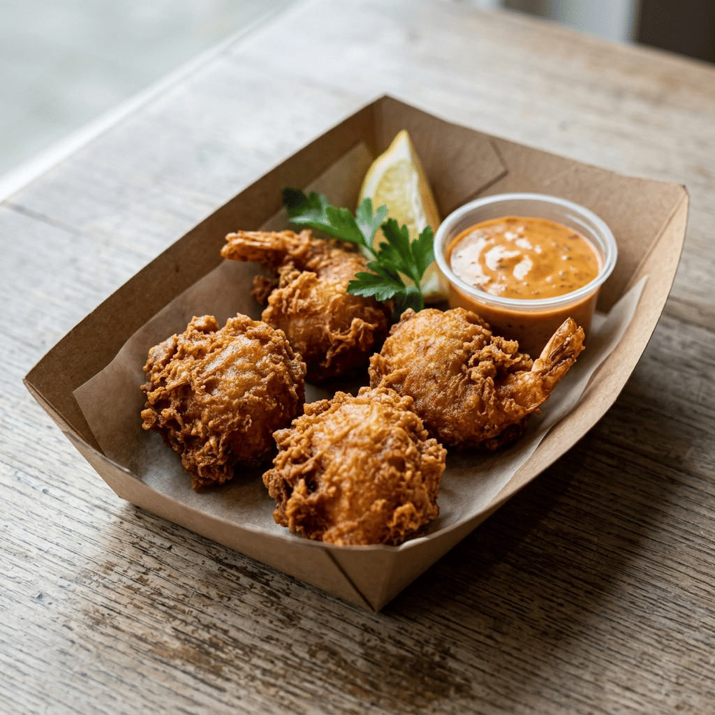 Beignets van scampi