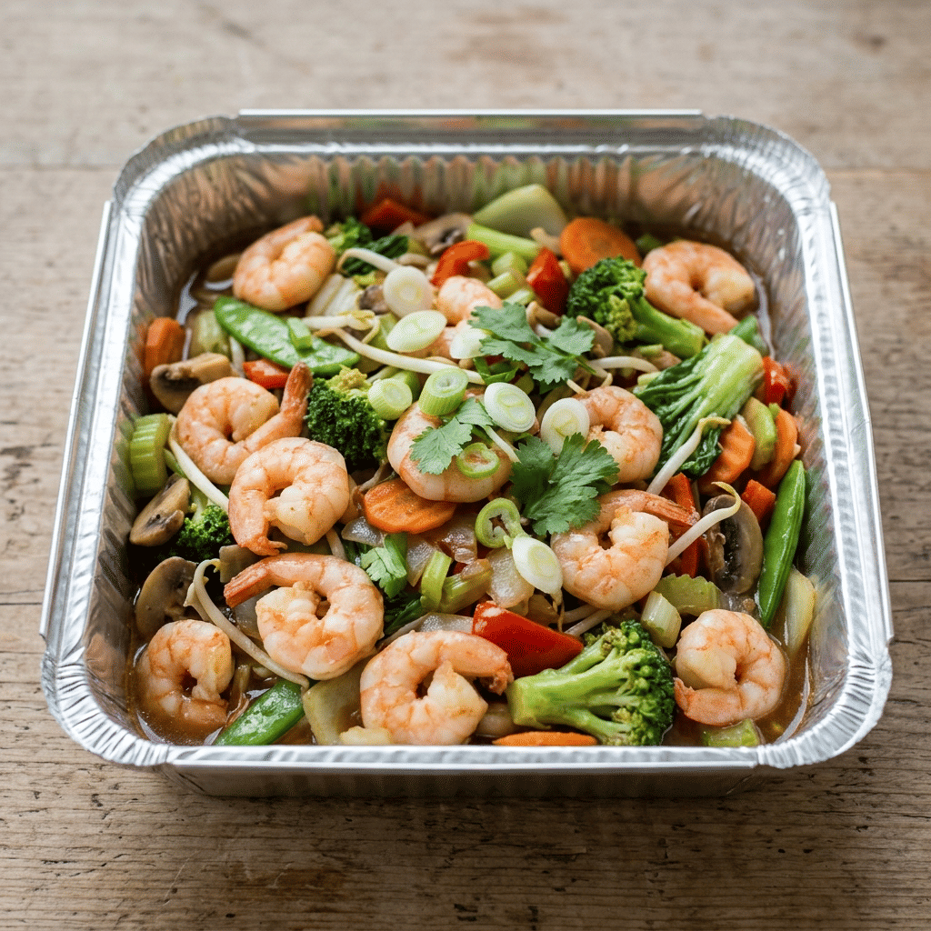 Chop-choy scampi