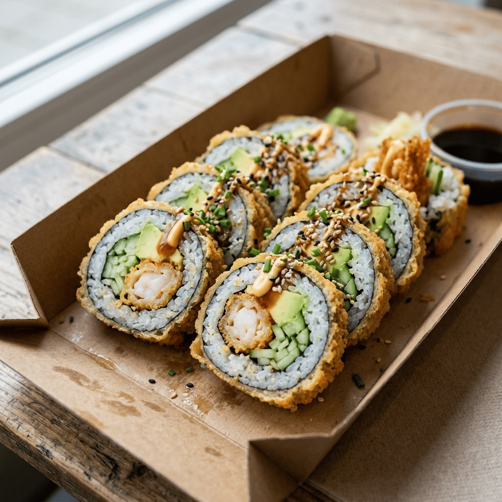 Scampi fry roll