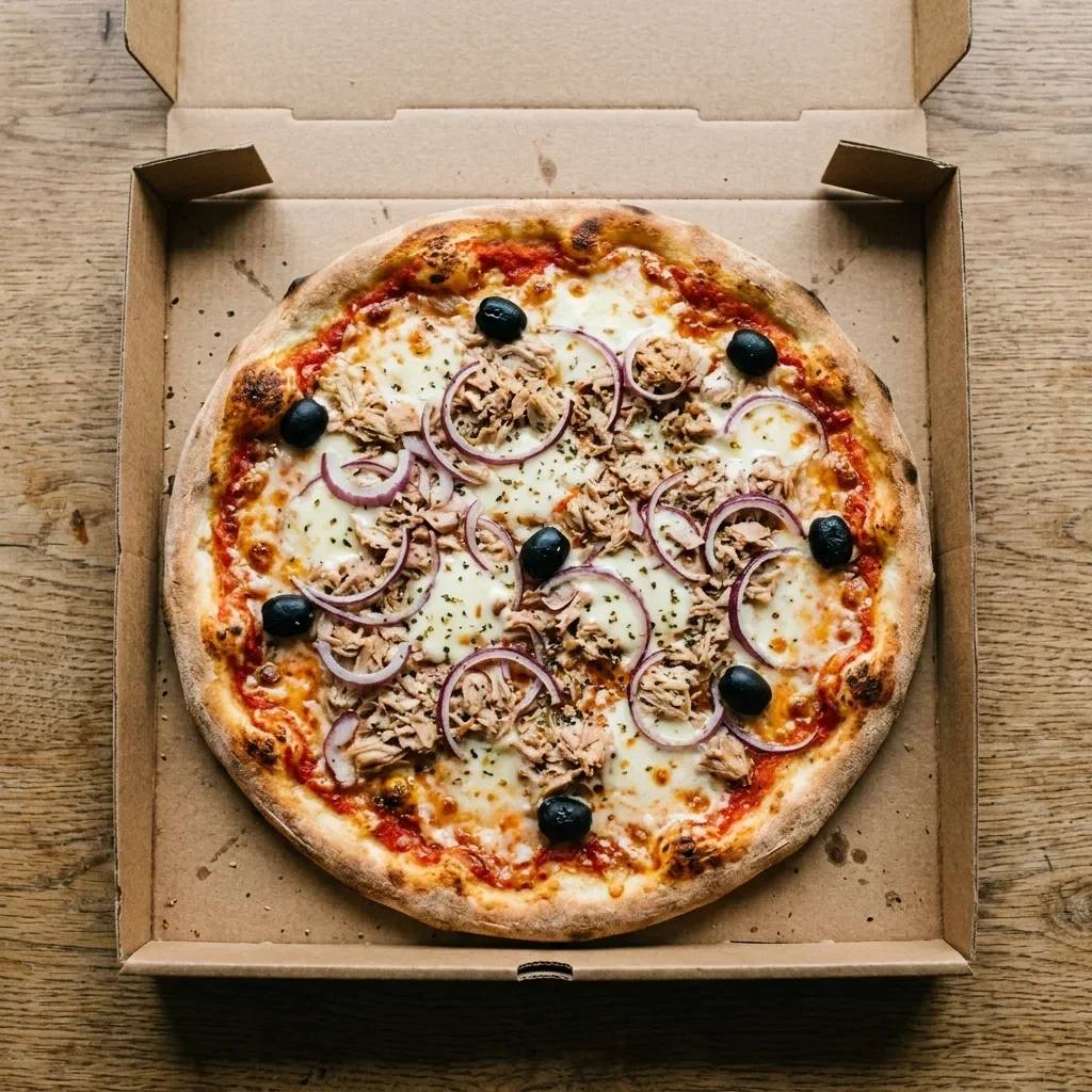 Pizza tonno medium
