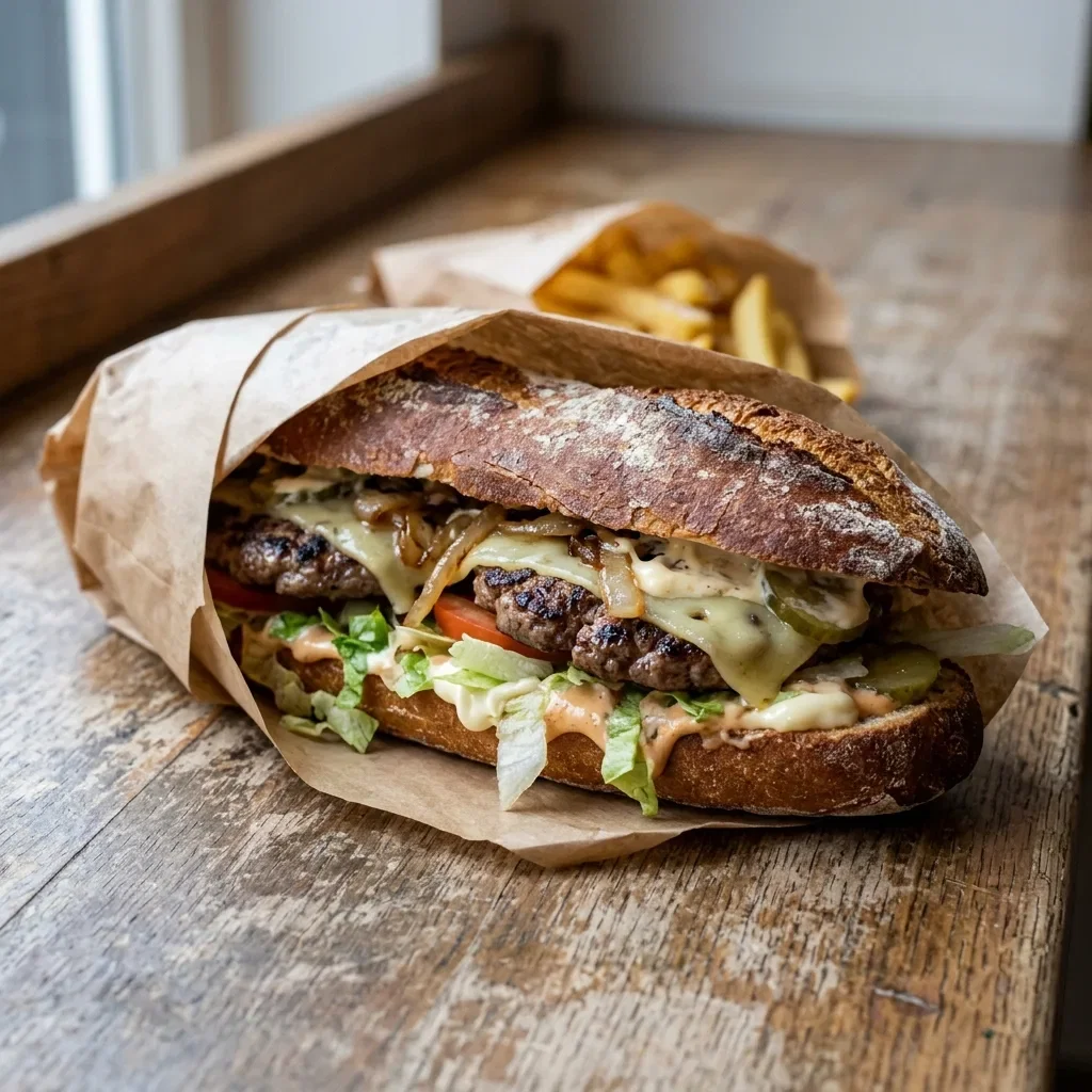 Franse hamburger groot
