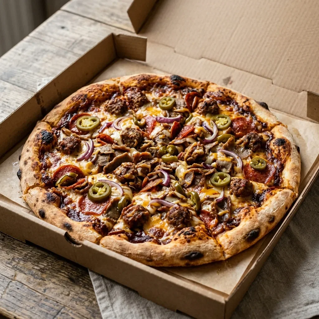 Pizza jack daniels groot