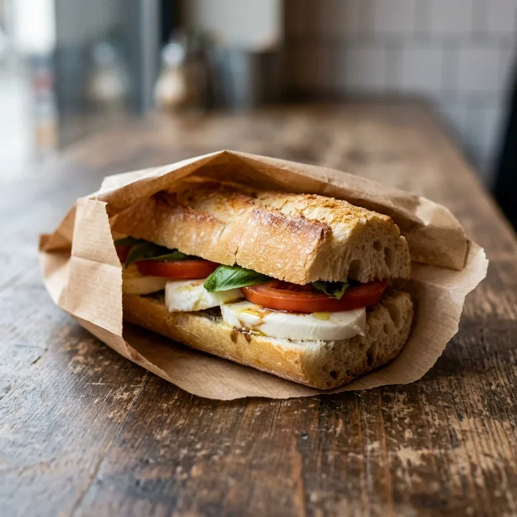 Broodje mozzarella klein