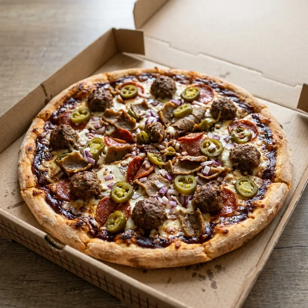 Pizza jack daniels medium