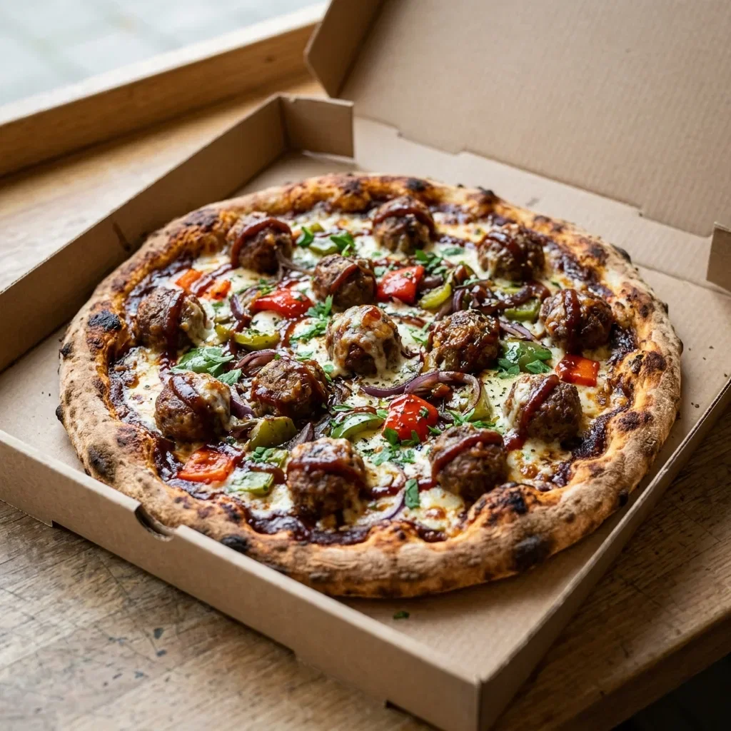 Bbq meatballs large