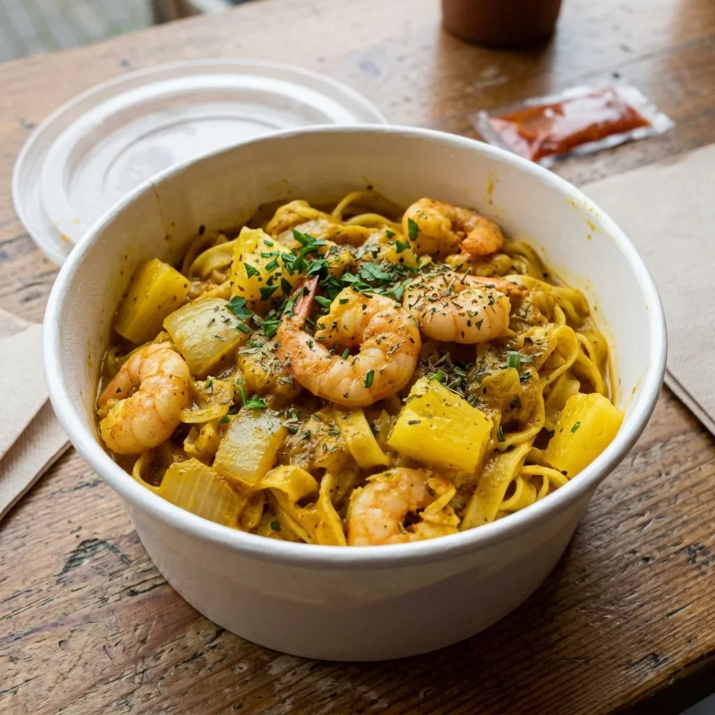 Scampi curry