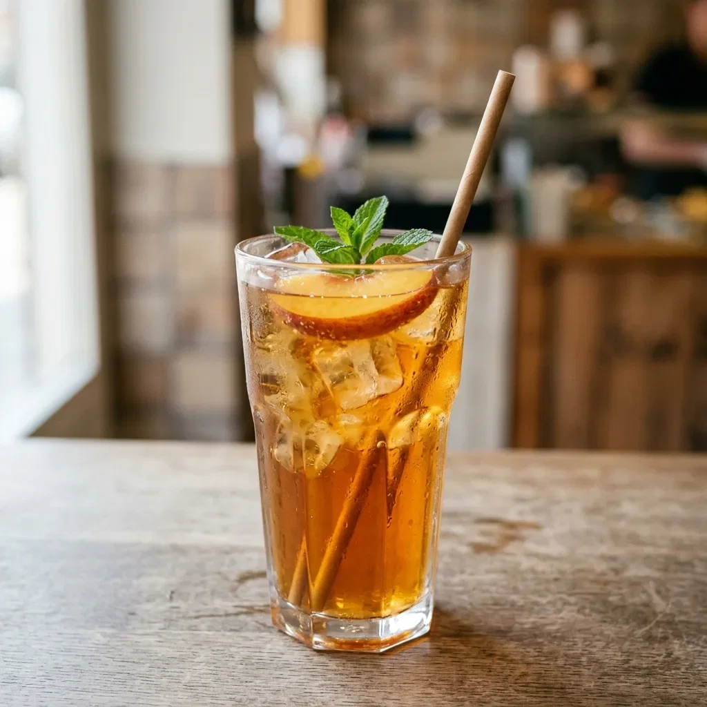 Ice-tea peach