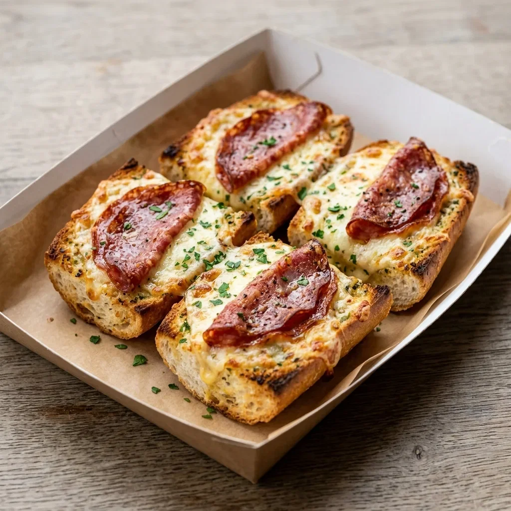 Lookbrood met salami