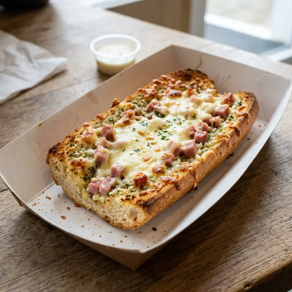 Lookbrood met kaas en ham