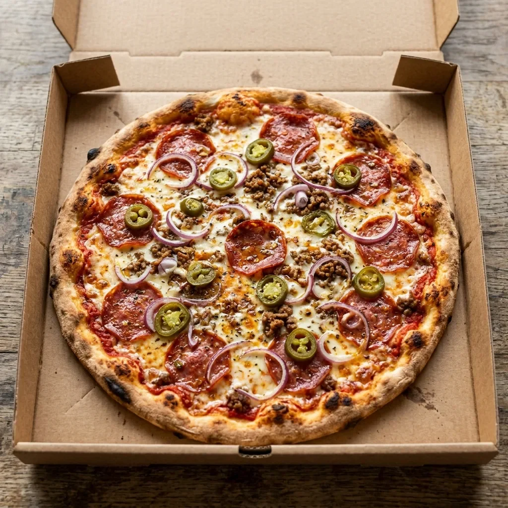 Hot pizza