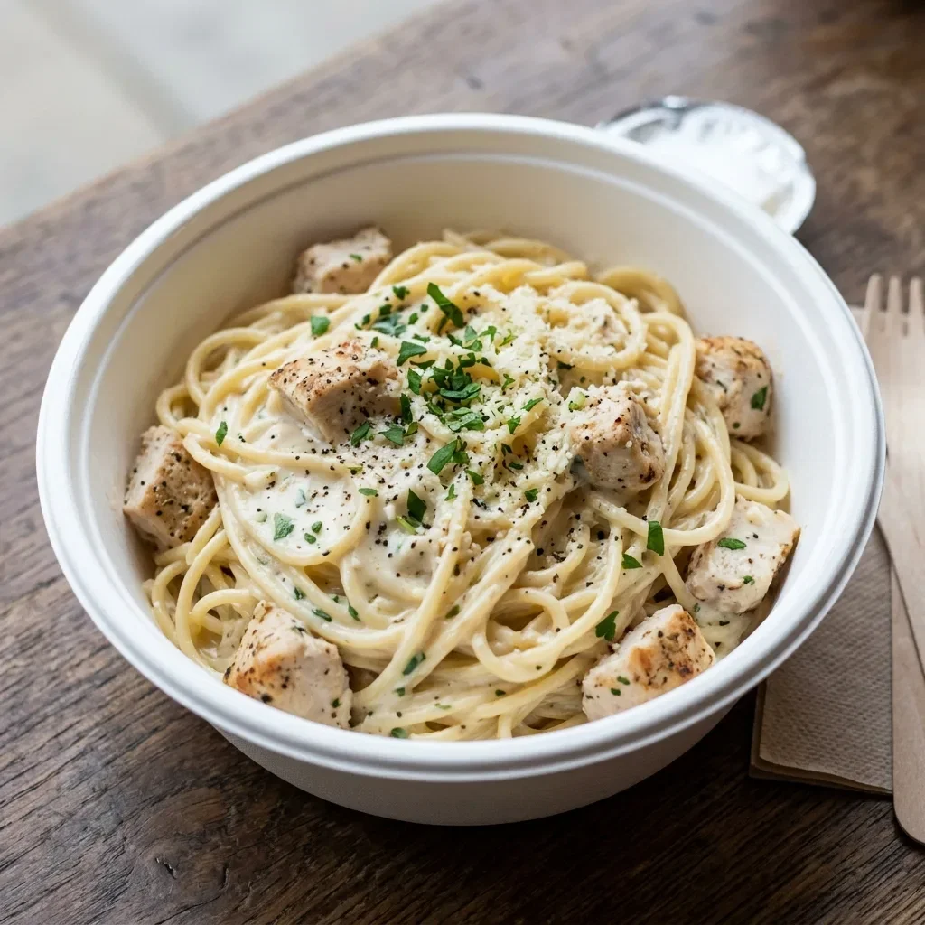 Spaghetti pollo