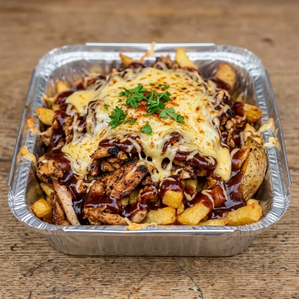 Loaded bbq shoarma