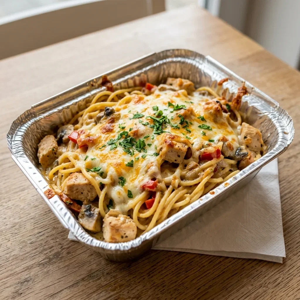 Spaghetti pollo