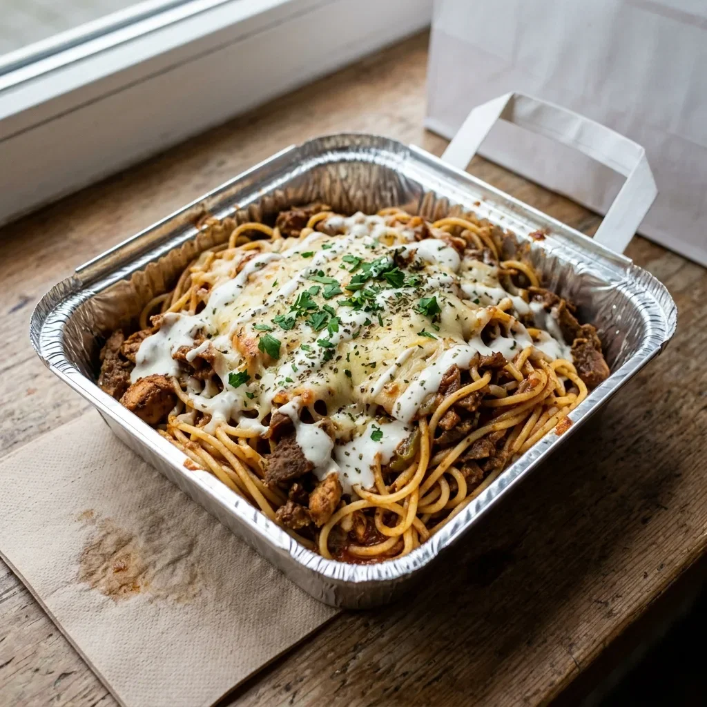 Spaghetti shoarma