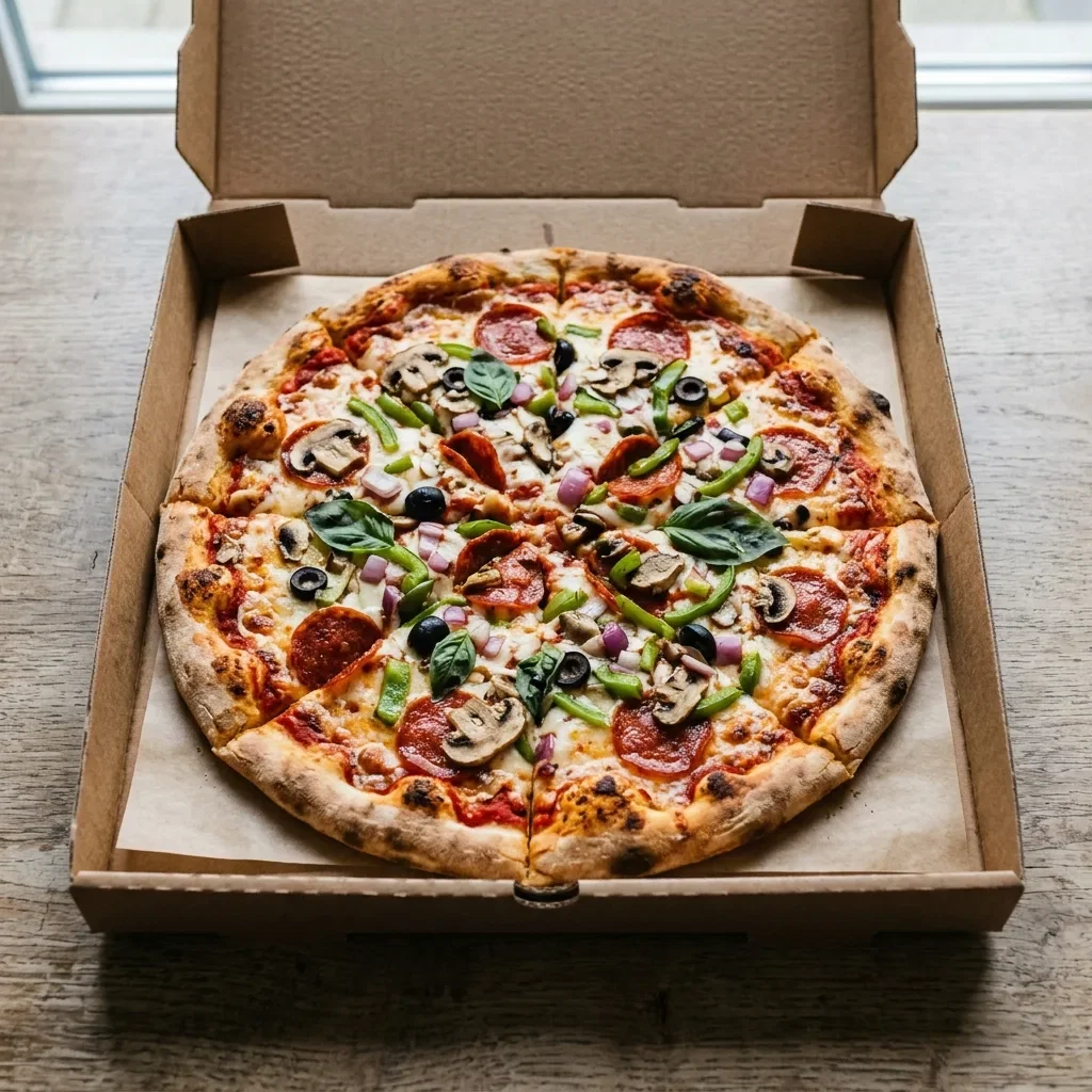Stel je pizza zelf samen