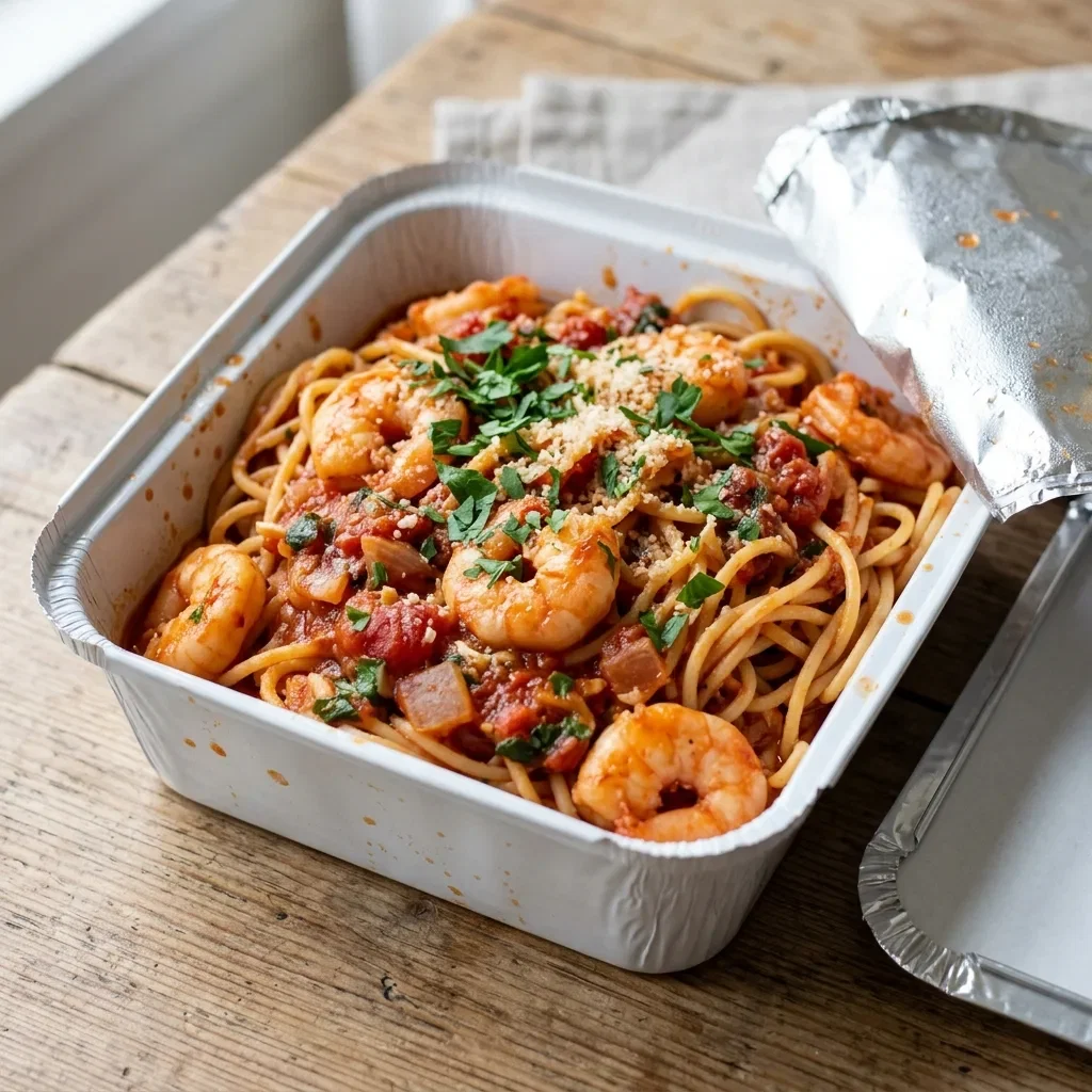 Spaghetti scampi