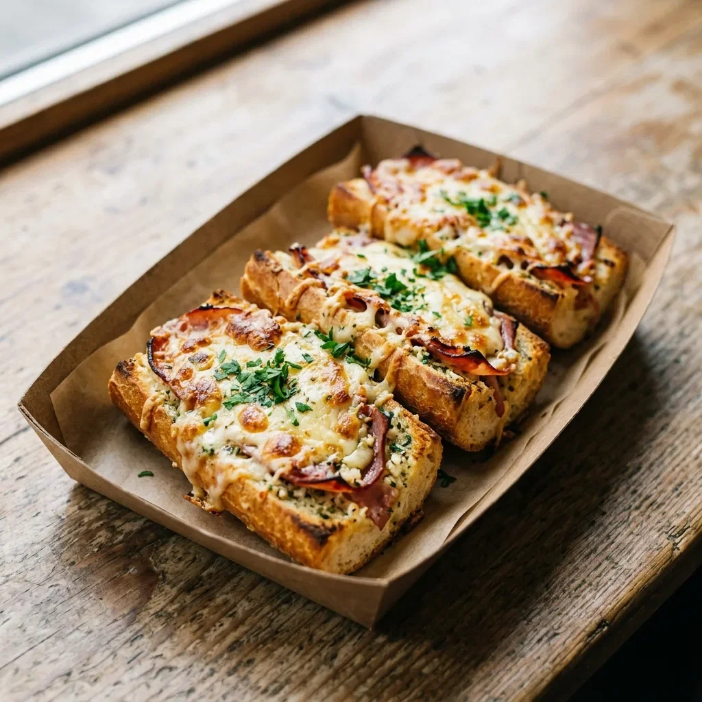 Lookbroodjes met kaas en ham