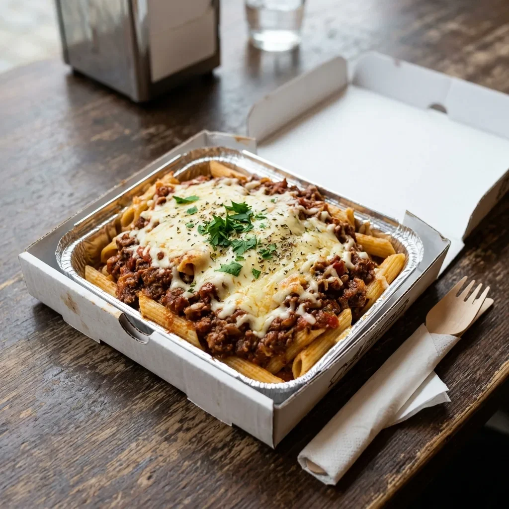 Pasta menu