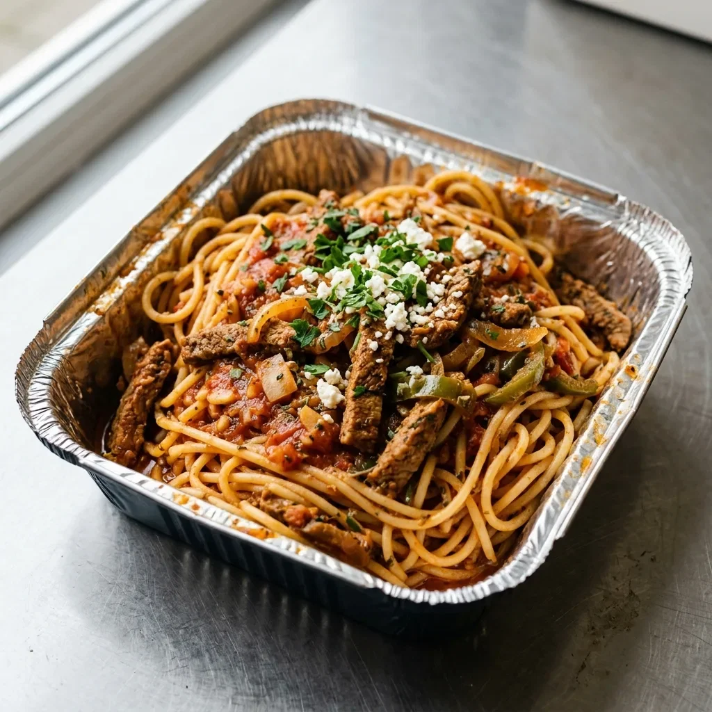Spaghetti shoarma
