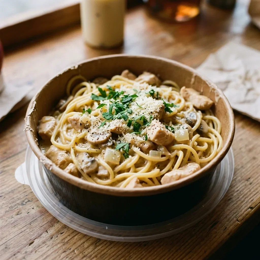 Spaghetti pollo