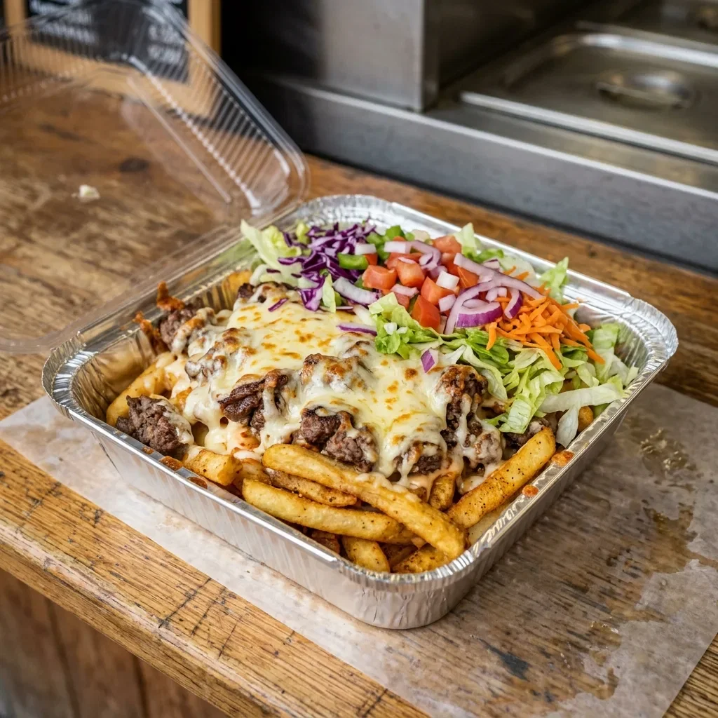 Kapsalon hamburger 