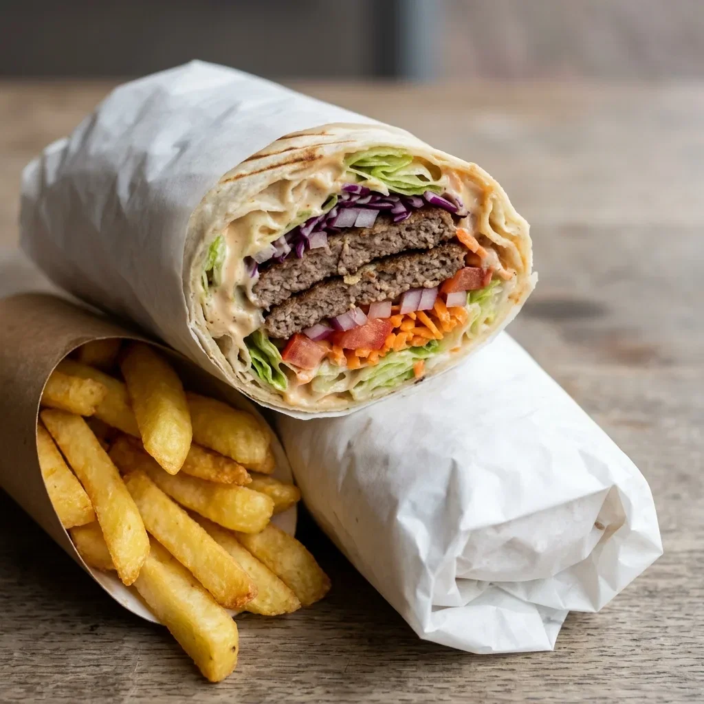 Durum Dubbel Hamburger