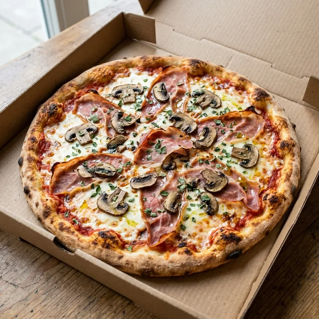 Prosciuto e funghi medium