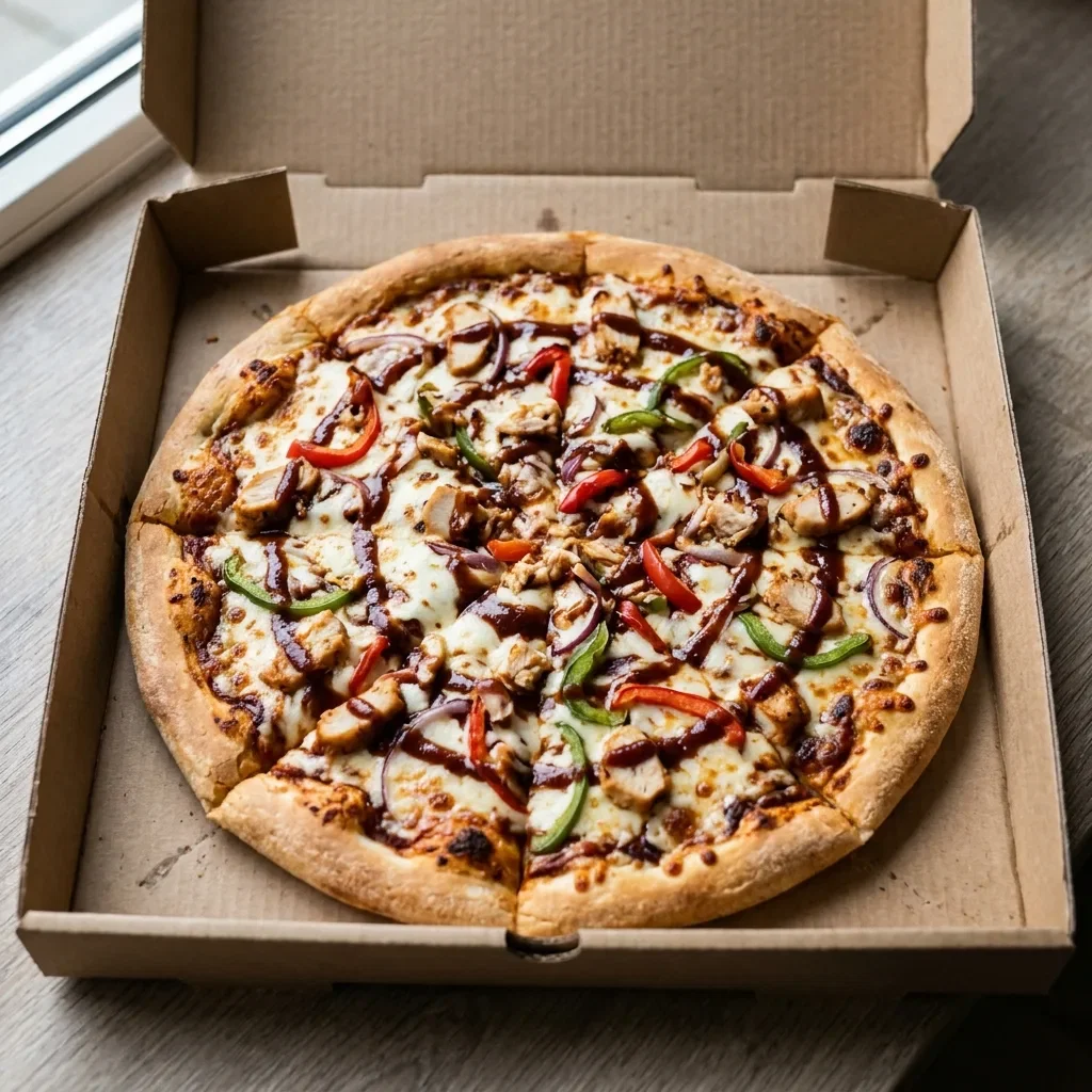 Pizza bbq chicken medium