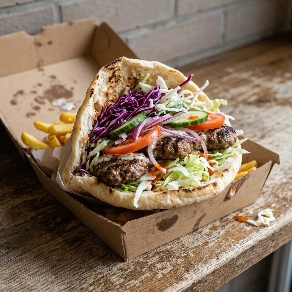 Grote broodje kofte