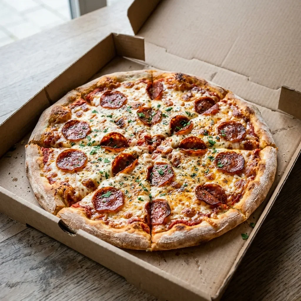 Pizza salami medium