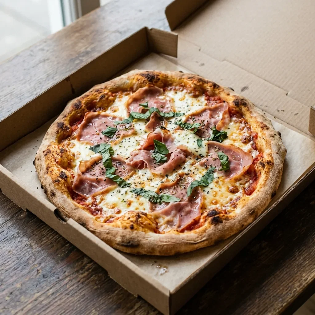 Pizza prosciutto medium