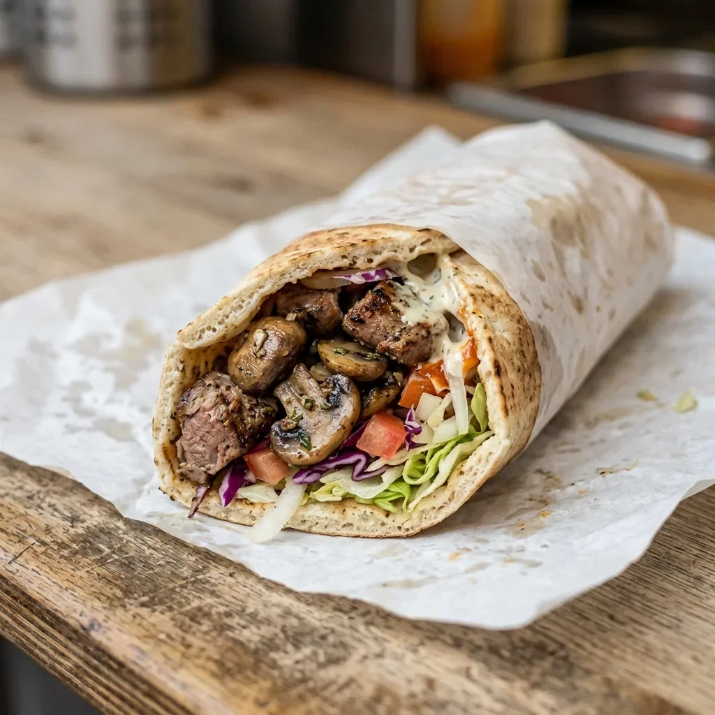 Durum lams champignons