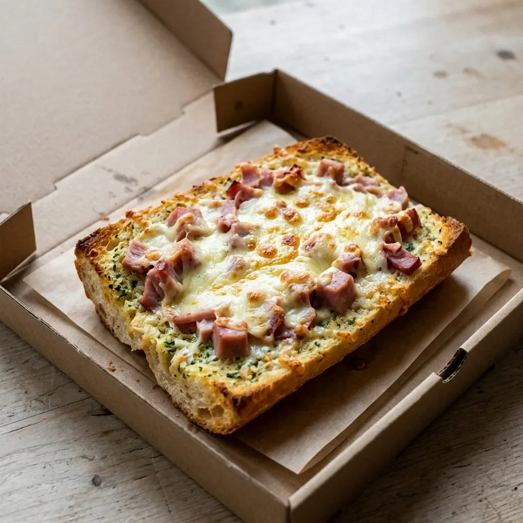 Lookbrood met kaas en ham