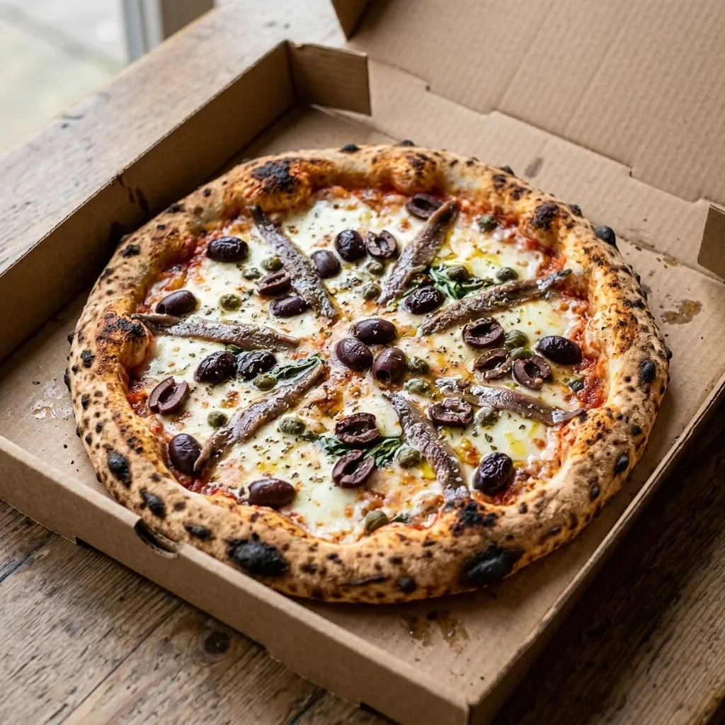 Pizza napolitana medium