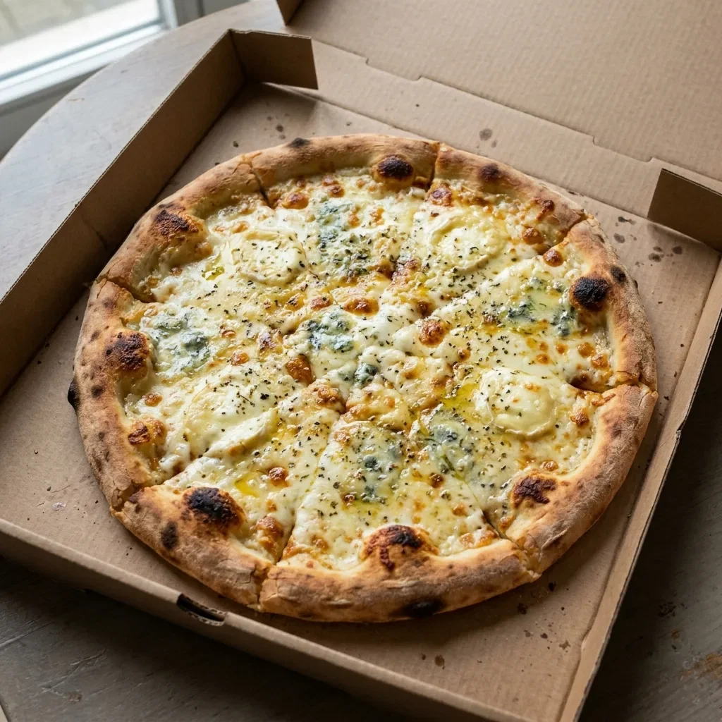 Pizza quattro formaggi medium
