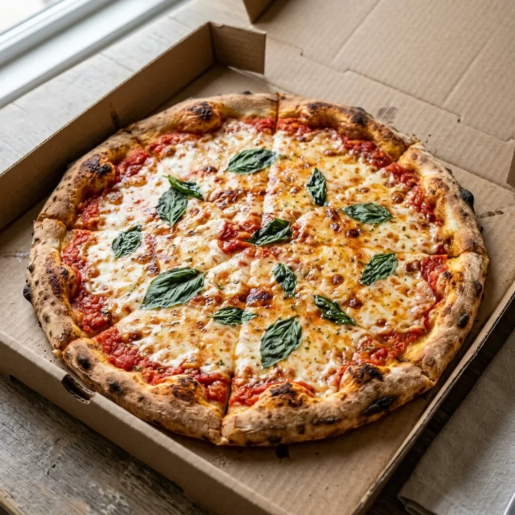 Pizza margherita large