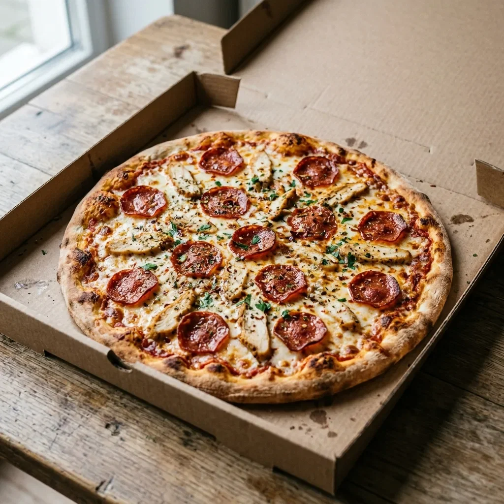 Pizza pollo large