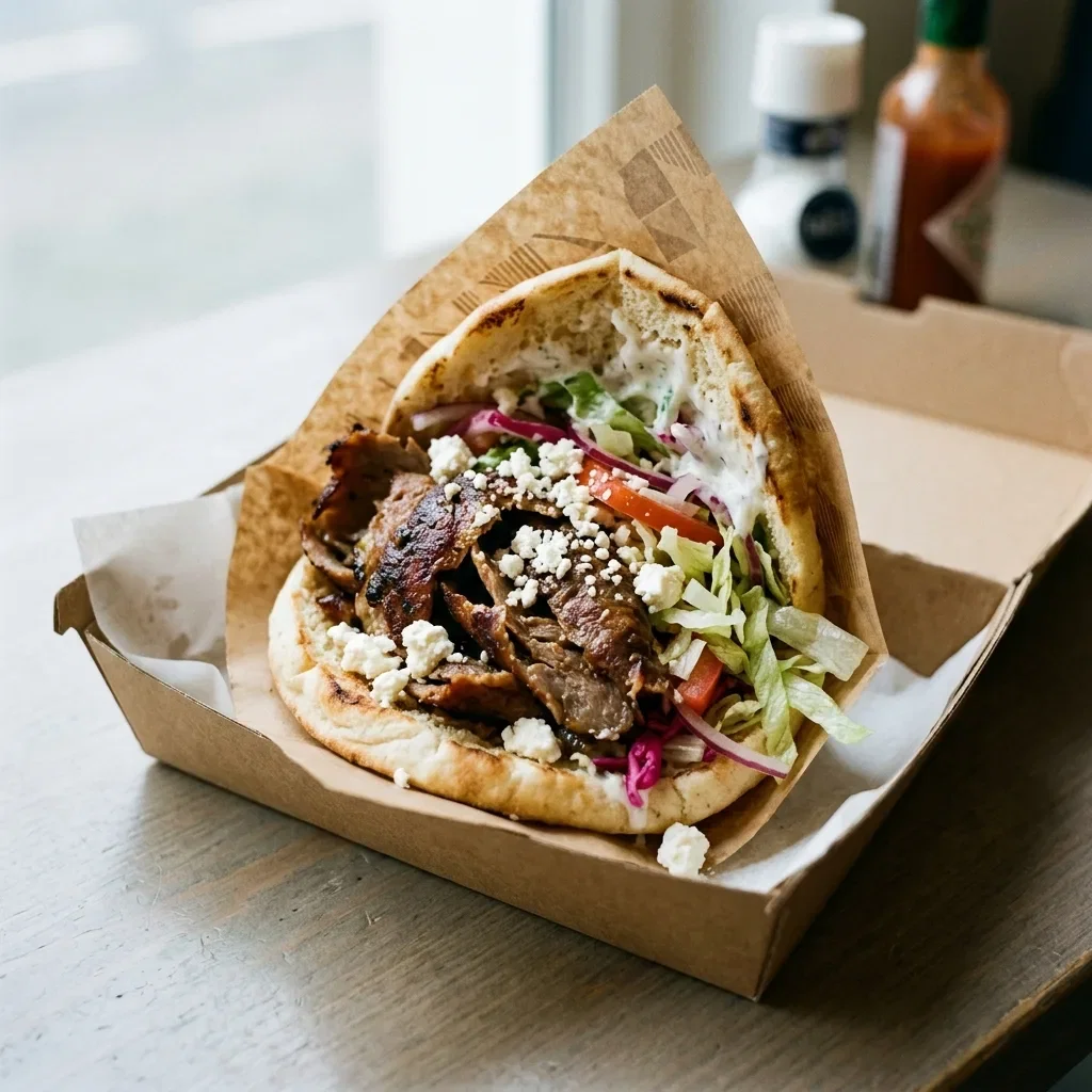 Broodje lams feta