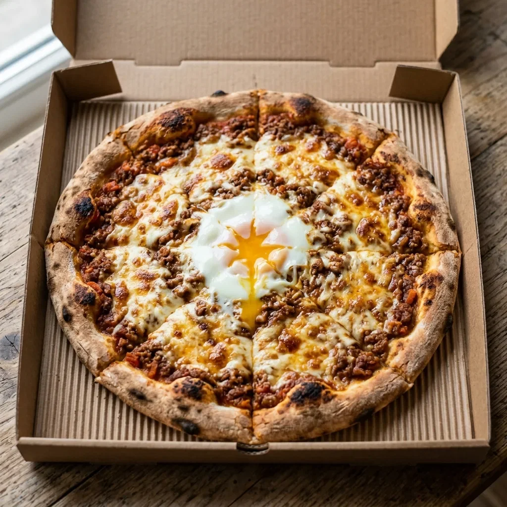 Pizza bolognese medium