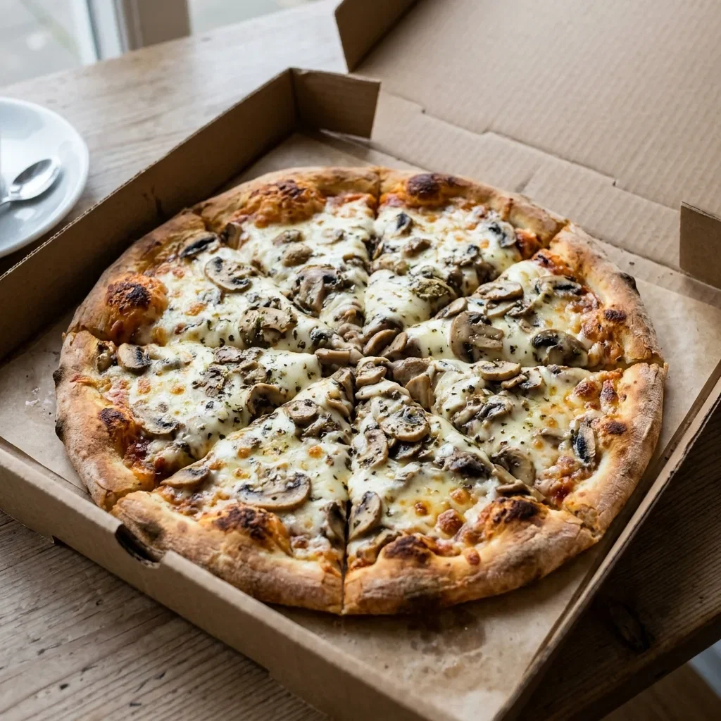 Pizza funghi medium
