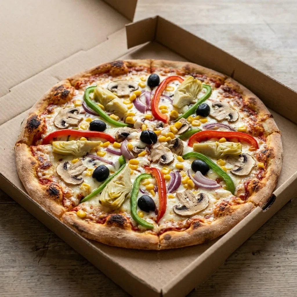 Pizza vegetariana medium