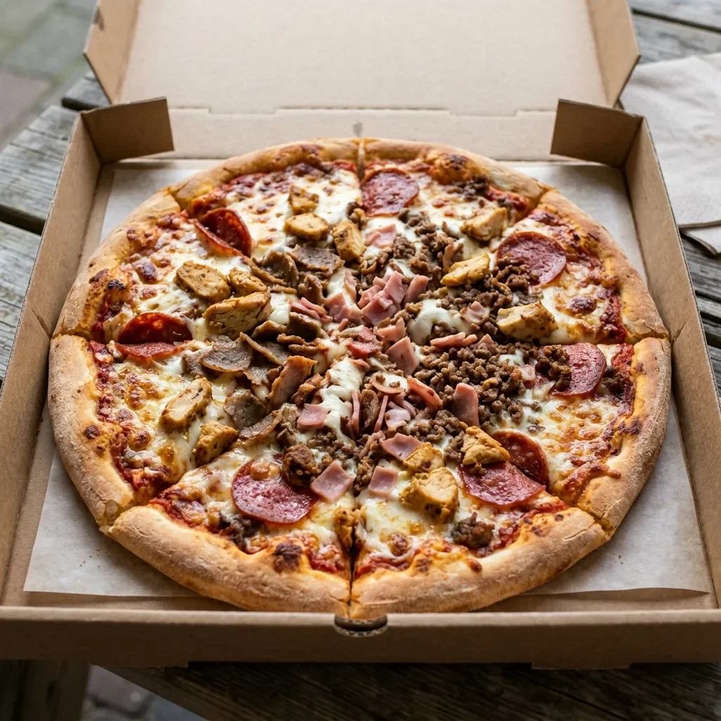 Pizza meat party medium